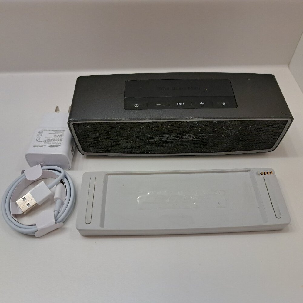 Bose SoundLink Mini II Portable Bluetooth Speaker-Black Tested Working